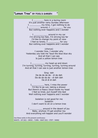 Song: Lemon tree