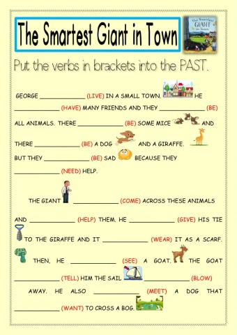 The Smartest Giant in Town- Verbs in the PAST.