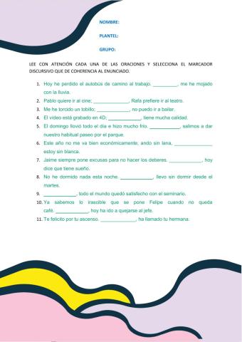 Marcadores discursivos