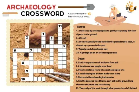 Archaeology Crossword