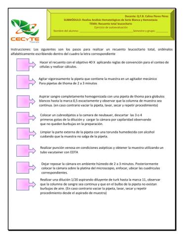 Tecnica recuento de globulos blancos