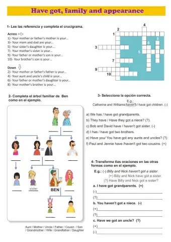 Have got and appearance