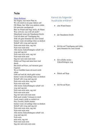 Nein - Marie Bothmer