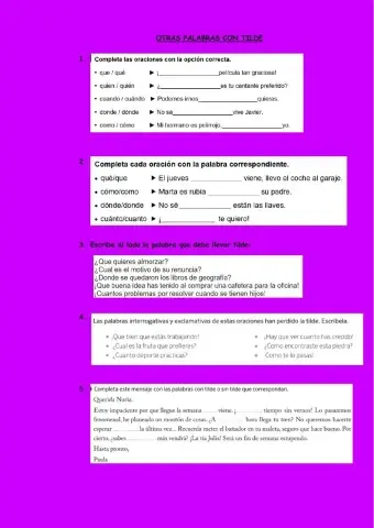 Tilde en exclamativos e interrogativos