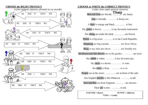 Subject pronouns