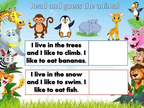 Read and guess the animal