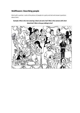 Wallflowers: Describing people
