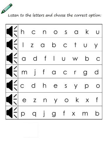 The alphabet
