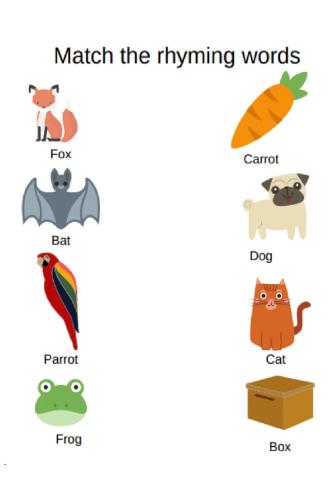 Rhyming words
