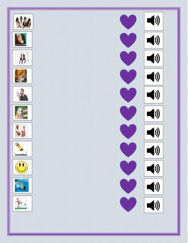 Action verbs 2 audio