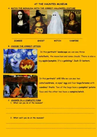 At the haunted museum