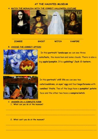 At the haunted museum