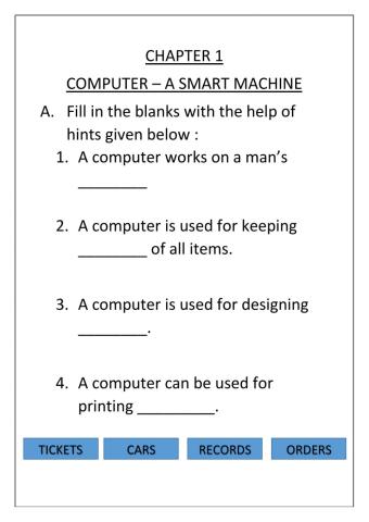 Computer - a smart machine