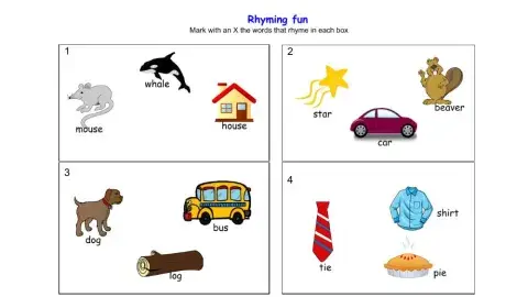 Rhyming fun
