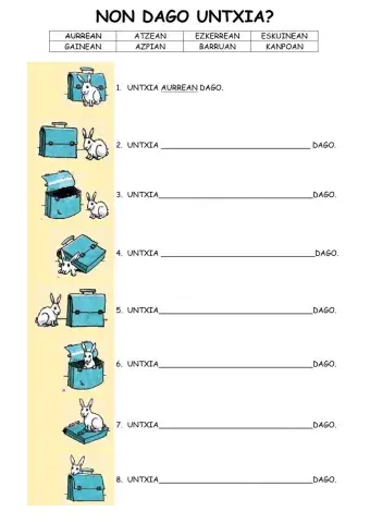 Posizioak: non dago?