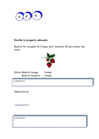 Problemas matemáticos de tercero