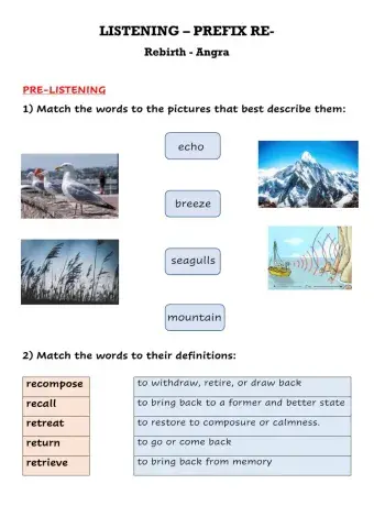 Listening - Rebirth, Angra - Prefix Re