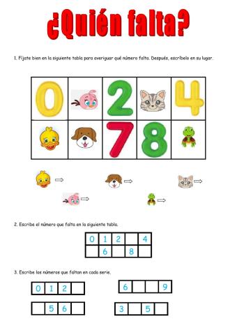 ¿Quién falta?