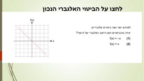 פונקציית קו ישר