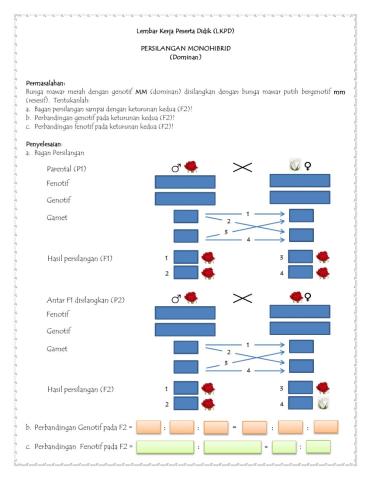 LKPD MONOHIBRID DOMINAN