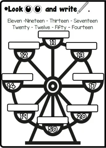 4.1. Classroom Rules - Numbers (11-50)