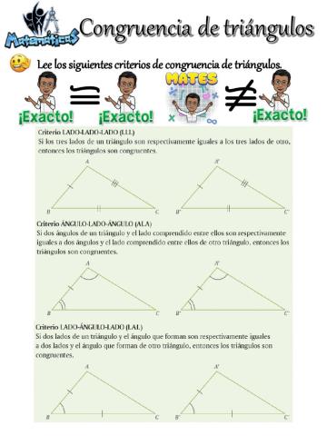Congruencia de triángulos