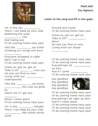 Future Continuous Song