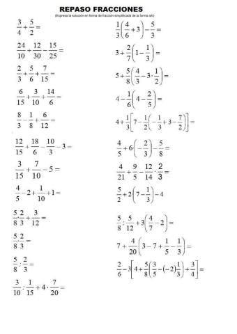 AMP-Repaso Fracciones