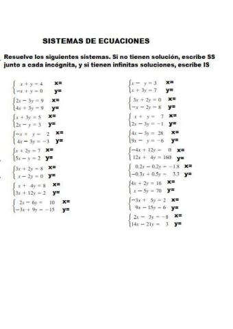 AMP-Sistemas de ecuaciones