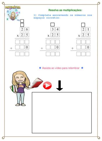 Multiplicação por dois algarismos