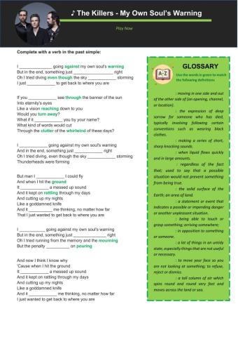 Past Simple with The Killers