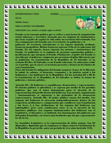 El Estado y sus órganos