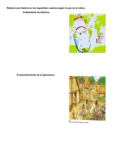 Poblamiento de América y la agricultura