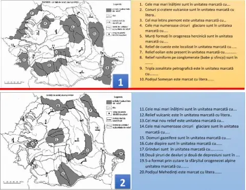 Fisa de lucru-relieful româniei