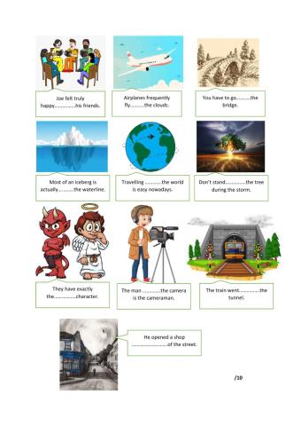 Preposition of place