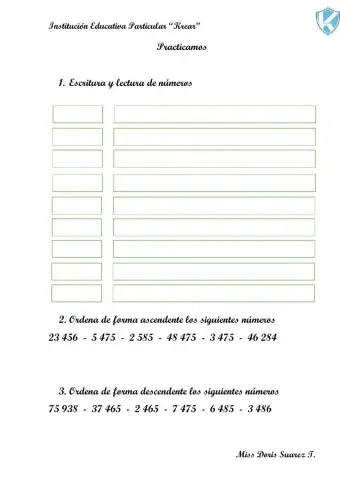 Ascendente y descendente