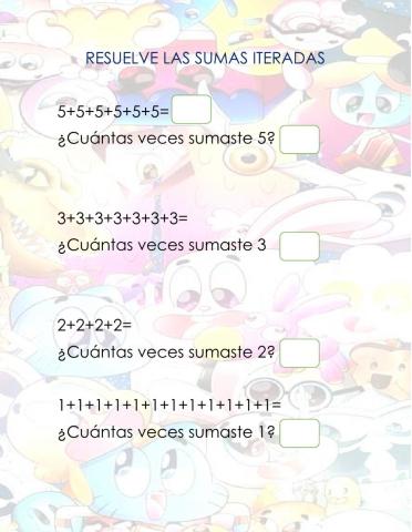 Sumas iteradas