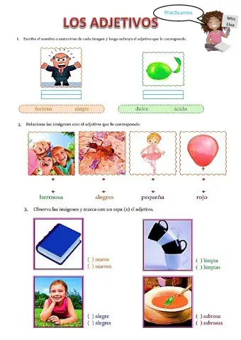 Adjetivo Calificativo