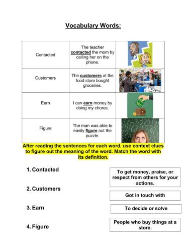 Grade 3 context clues 10-12