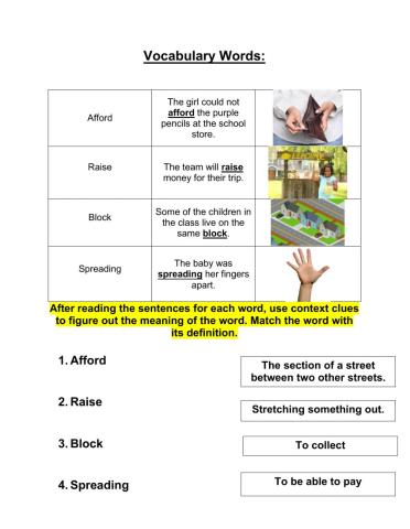 Grade 3 context clues 10-19