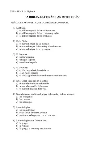 Biblia-Corán-Mitologías