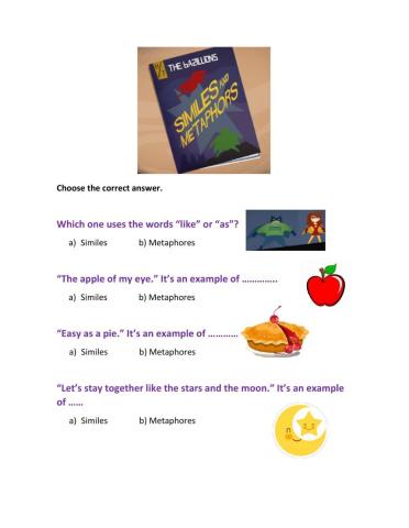 Similes and metaphores