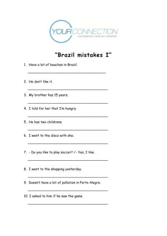 Brazil Mistakes