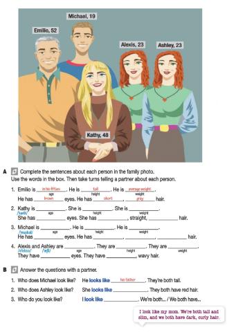 Basic 5 unit 1 lesson B vocabulary