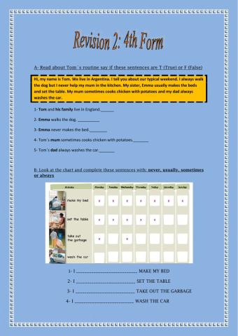 Revision 2: 4th Grade