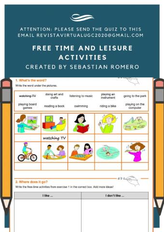 Free Time and Leisure Activities