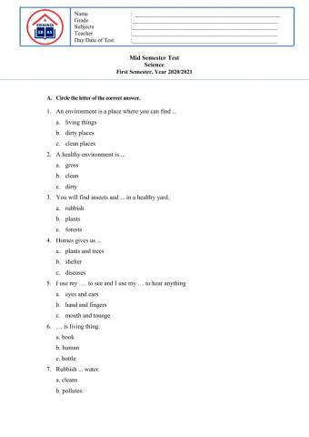 Ujian Tengah Semester