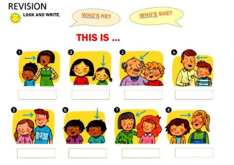 Family and adjectives