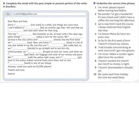 Past Simple and Present Perfect