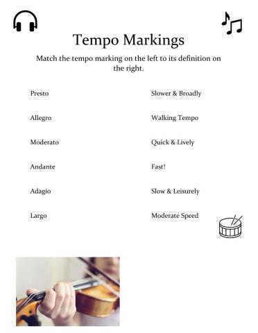 Tempo Markings